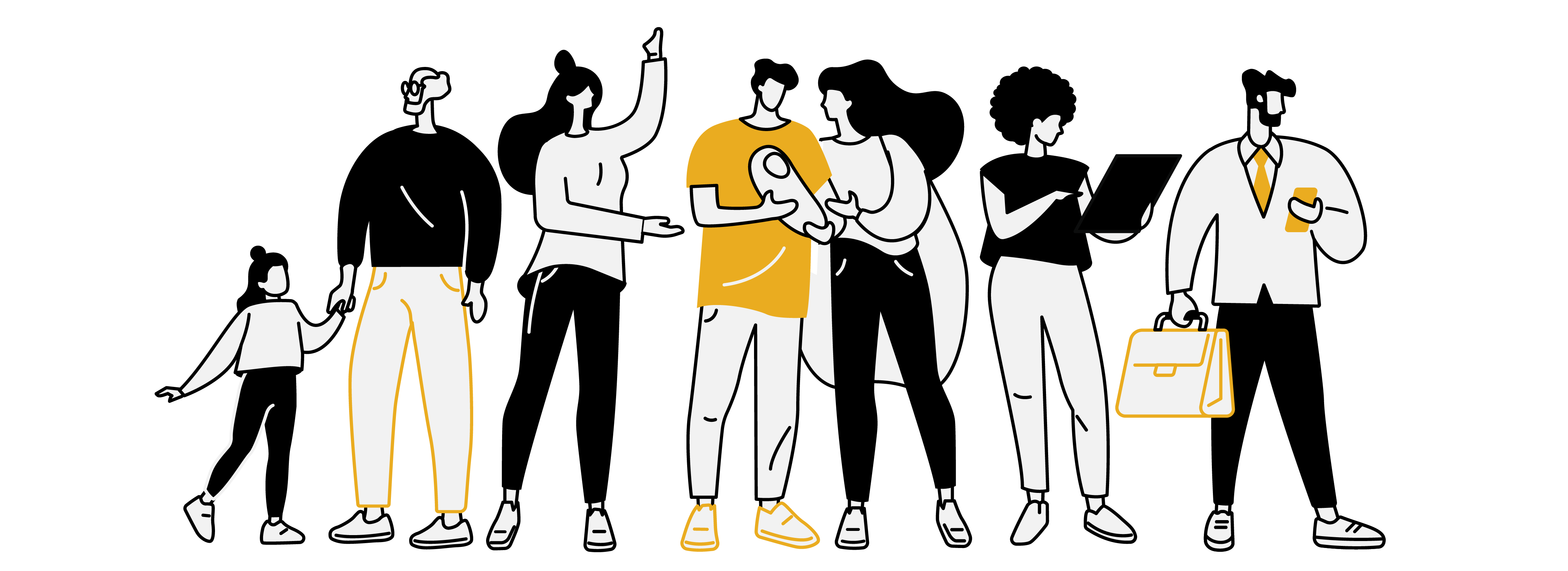 Team collaboration illustration
